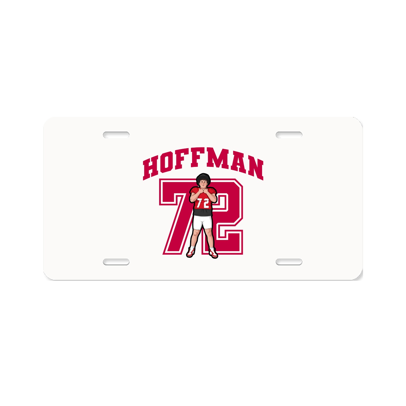 License Plate — Number in Classic