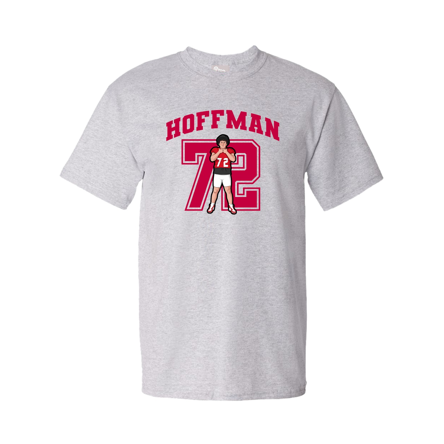 Youth Tee — Number in Grey