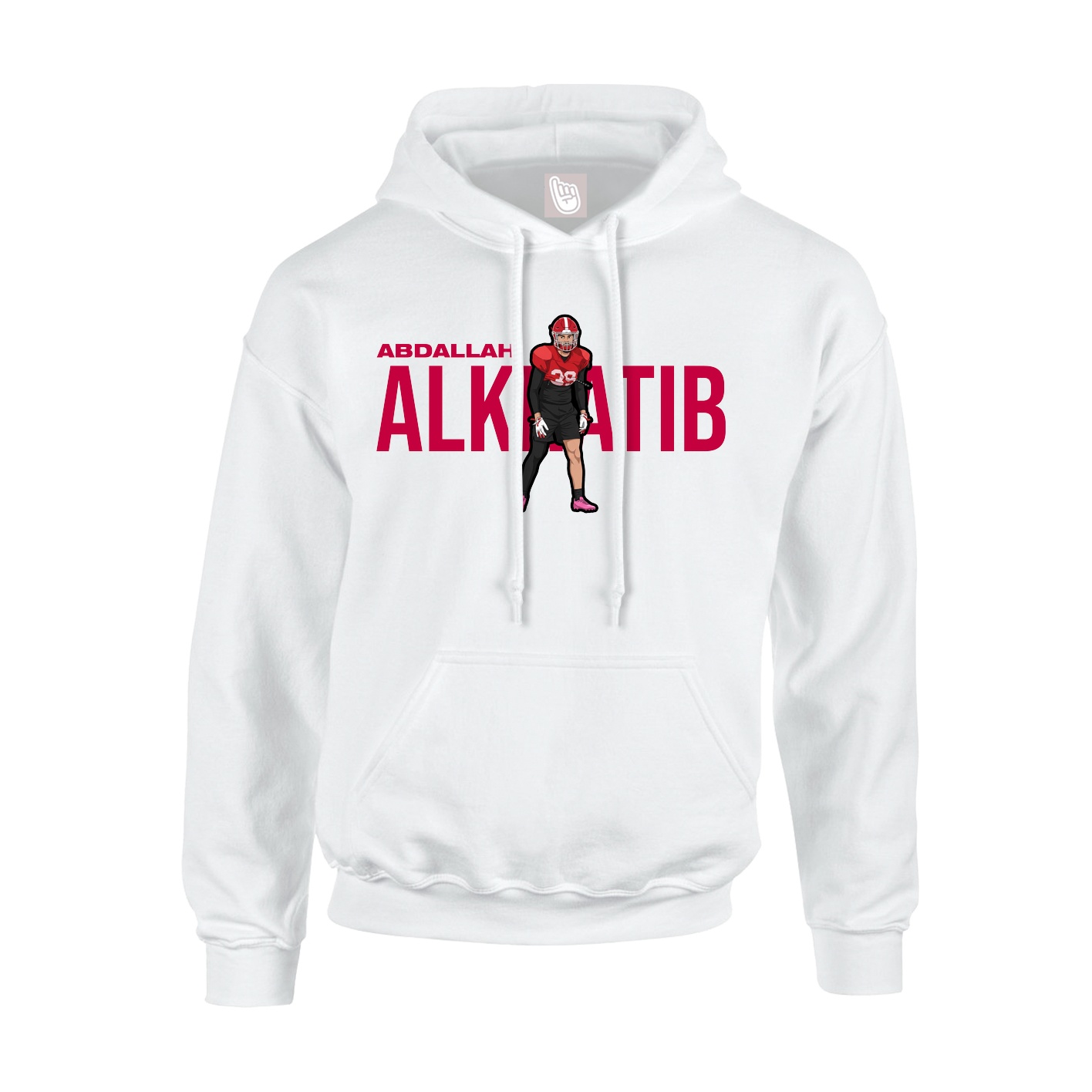 Hoodie — Player Name in White