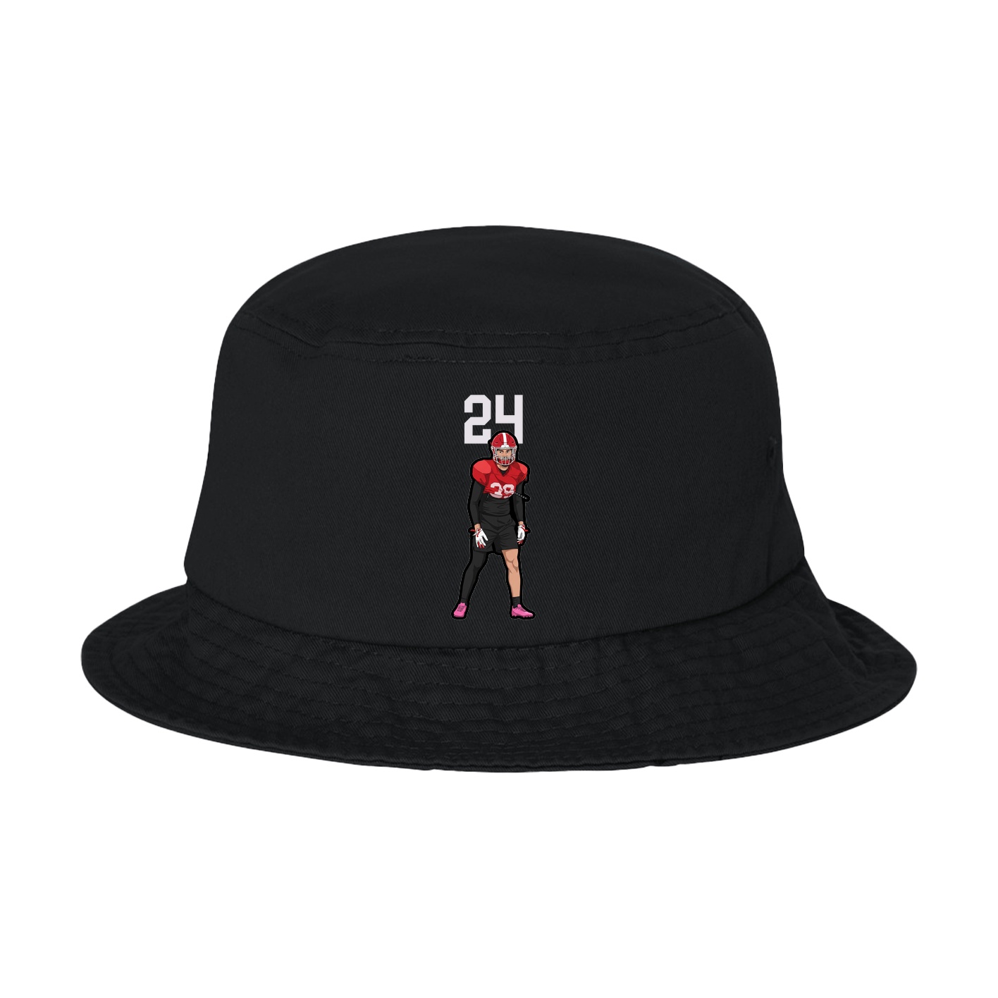 Bucket Cap — Number Top in Black