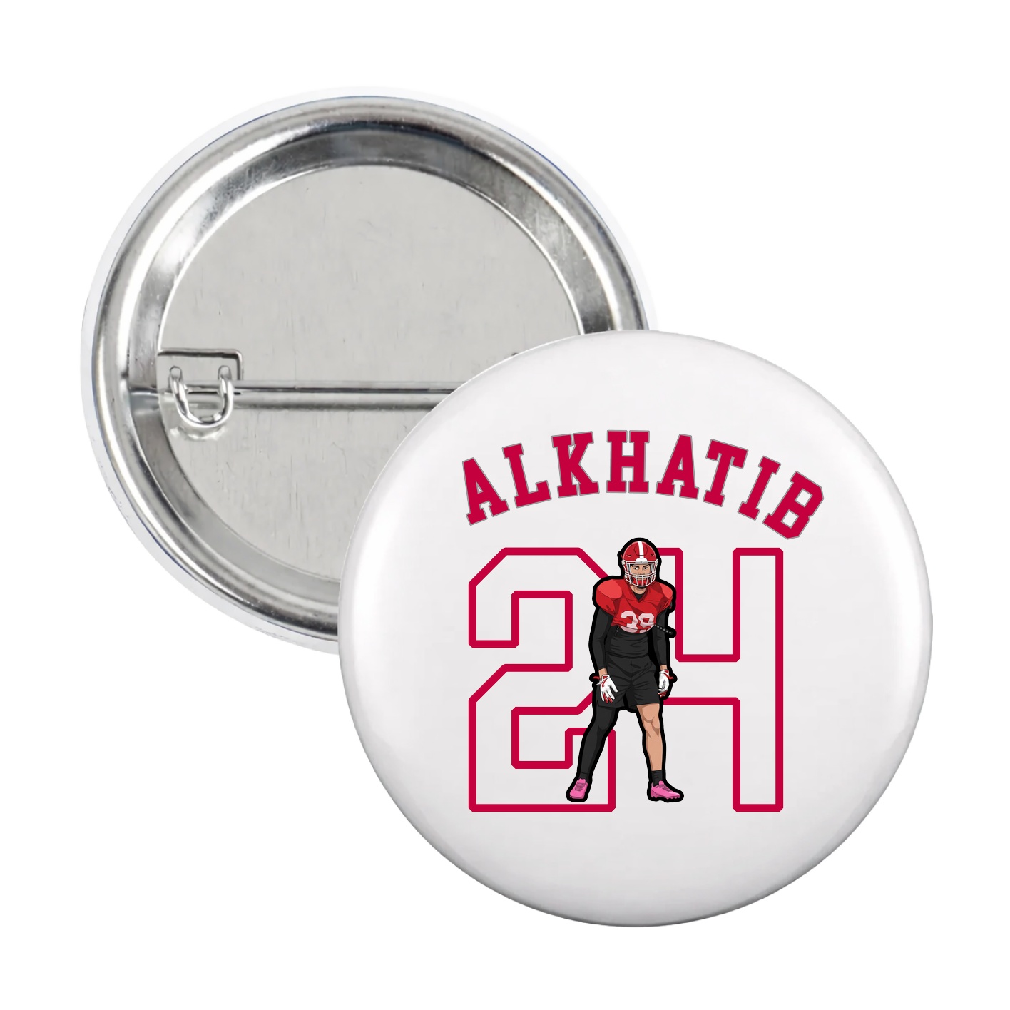 Game Day Button — Shirsey Arch in White
