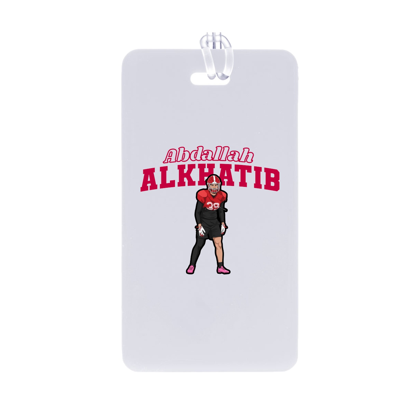 Bag Tag — Name Arch in Classic