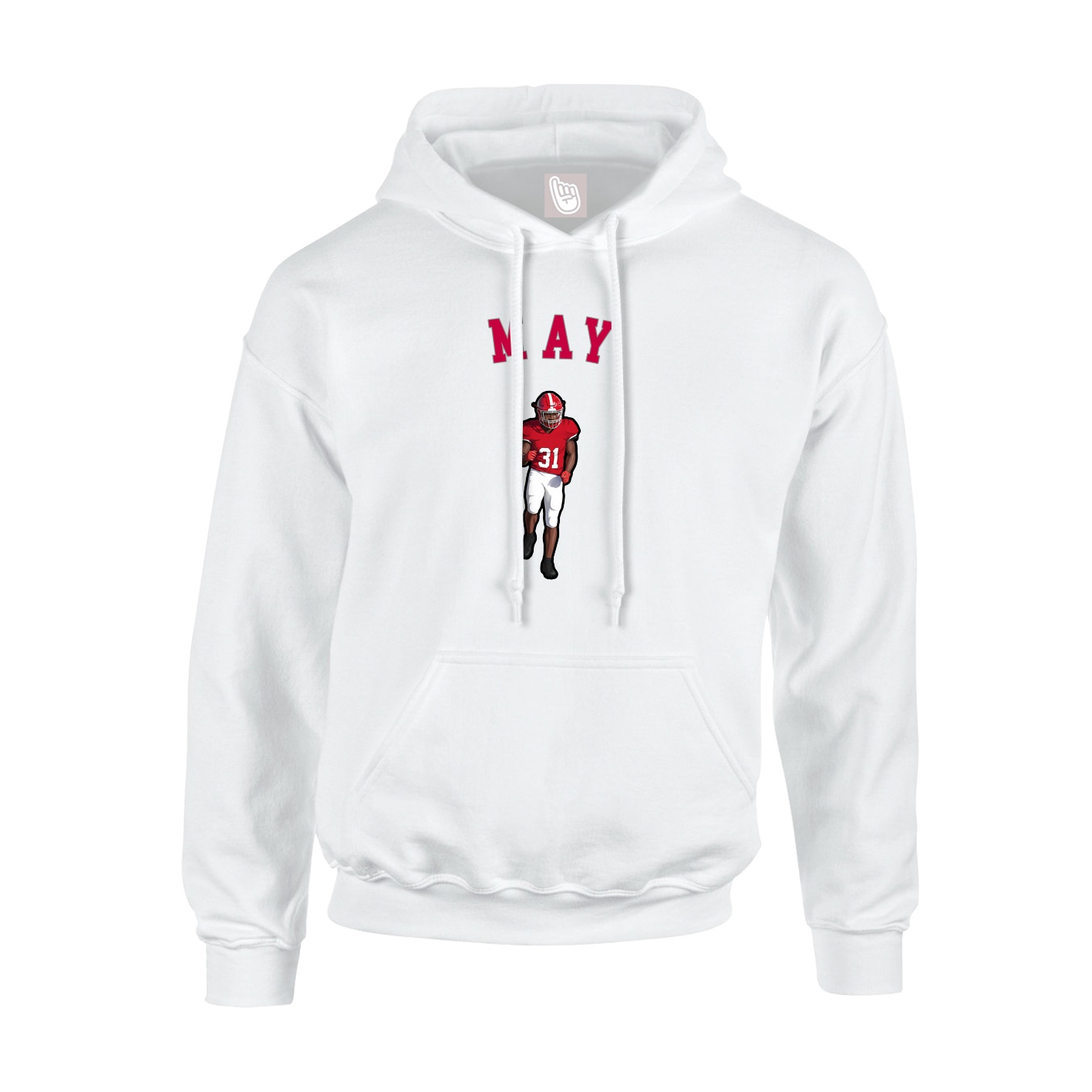 Hoodie — Shirsey Arch in White