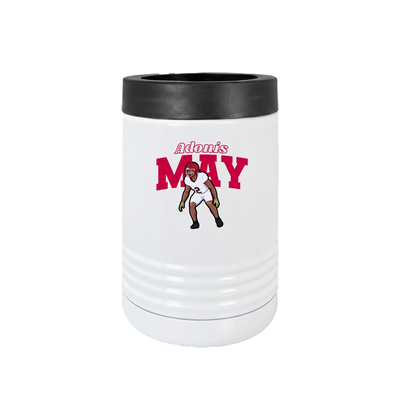 Beverage Holder — Name Arch in White