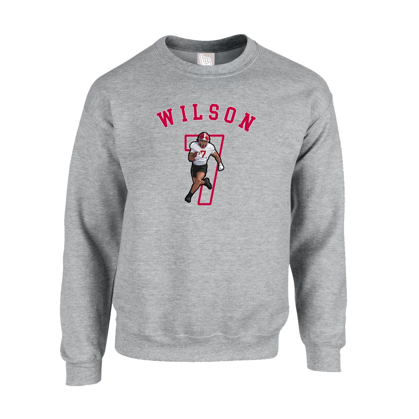 Fleece Crew — Shirsey Arch in Grey