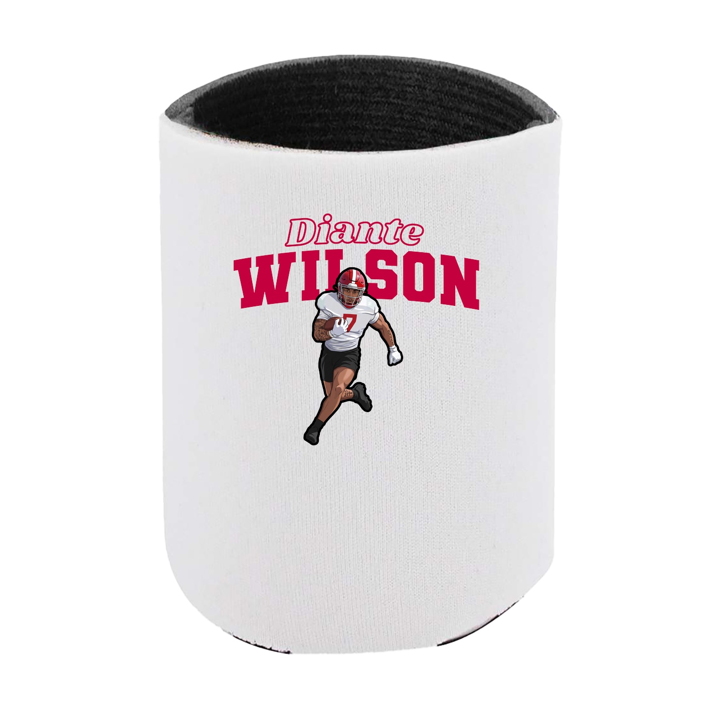 Can Holder — Name Arch in White