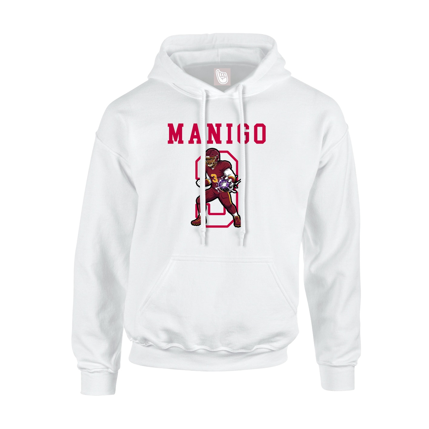 Hoodie — Shirsey in White