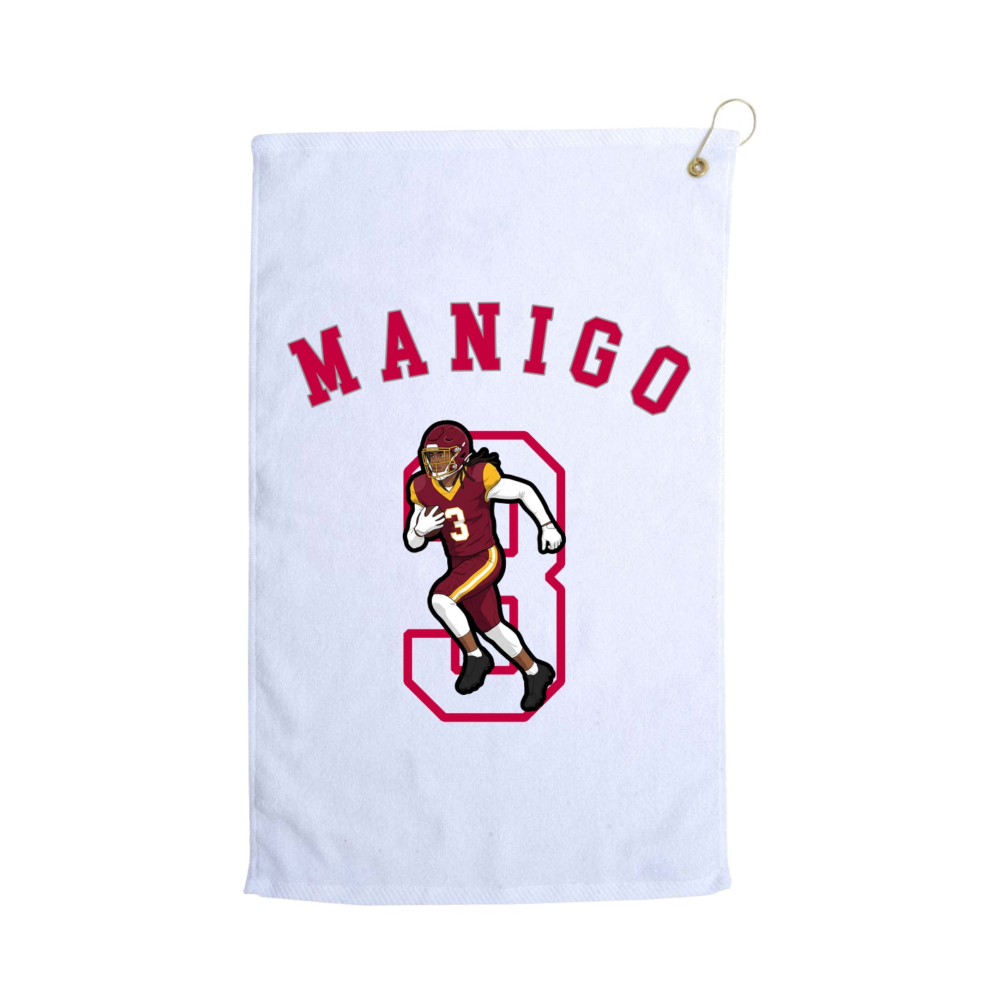 Golf Towel — Shirsey Arch in White