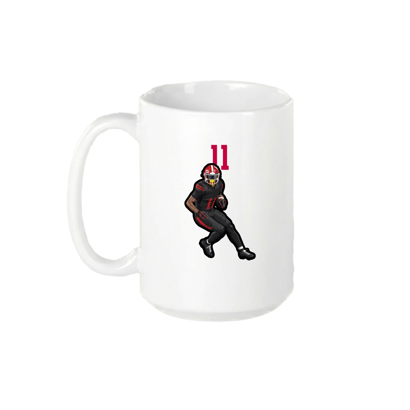 15oz Coffee Mug — Number Top in White