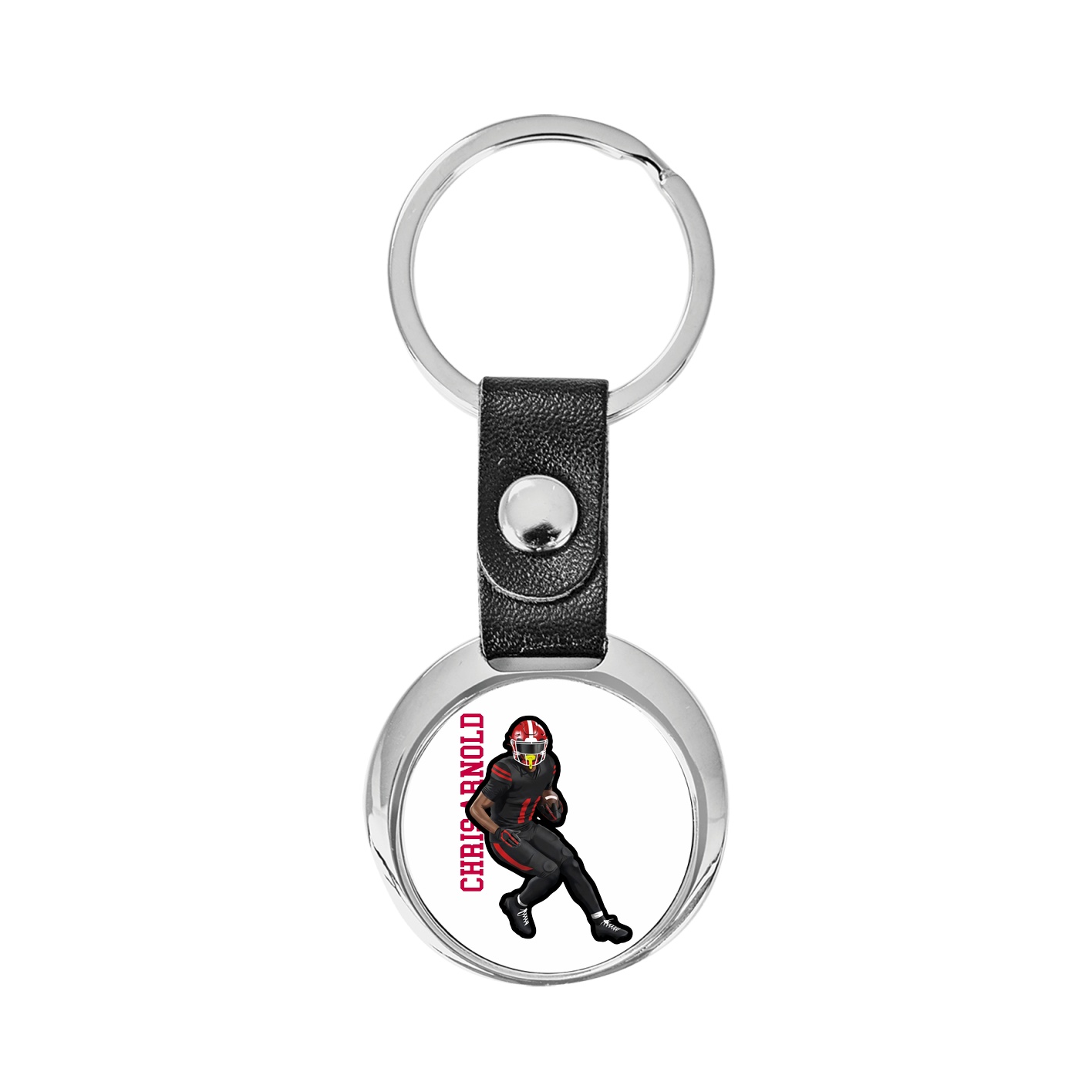 Key Chain — Name Vertical in Classic