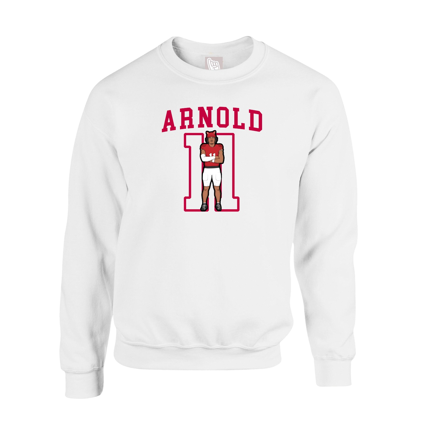 Fleece Crew — Shirsey in White
