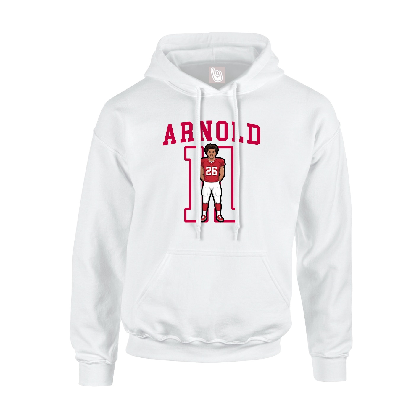 Youth Hoodie — Shirsey in White