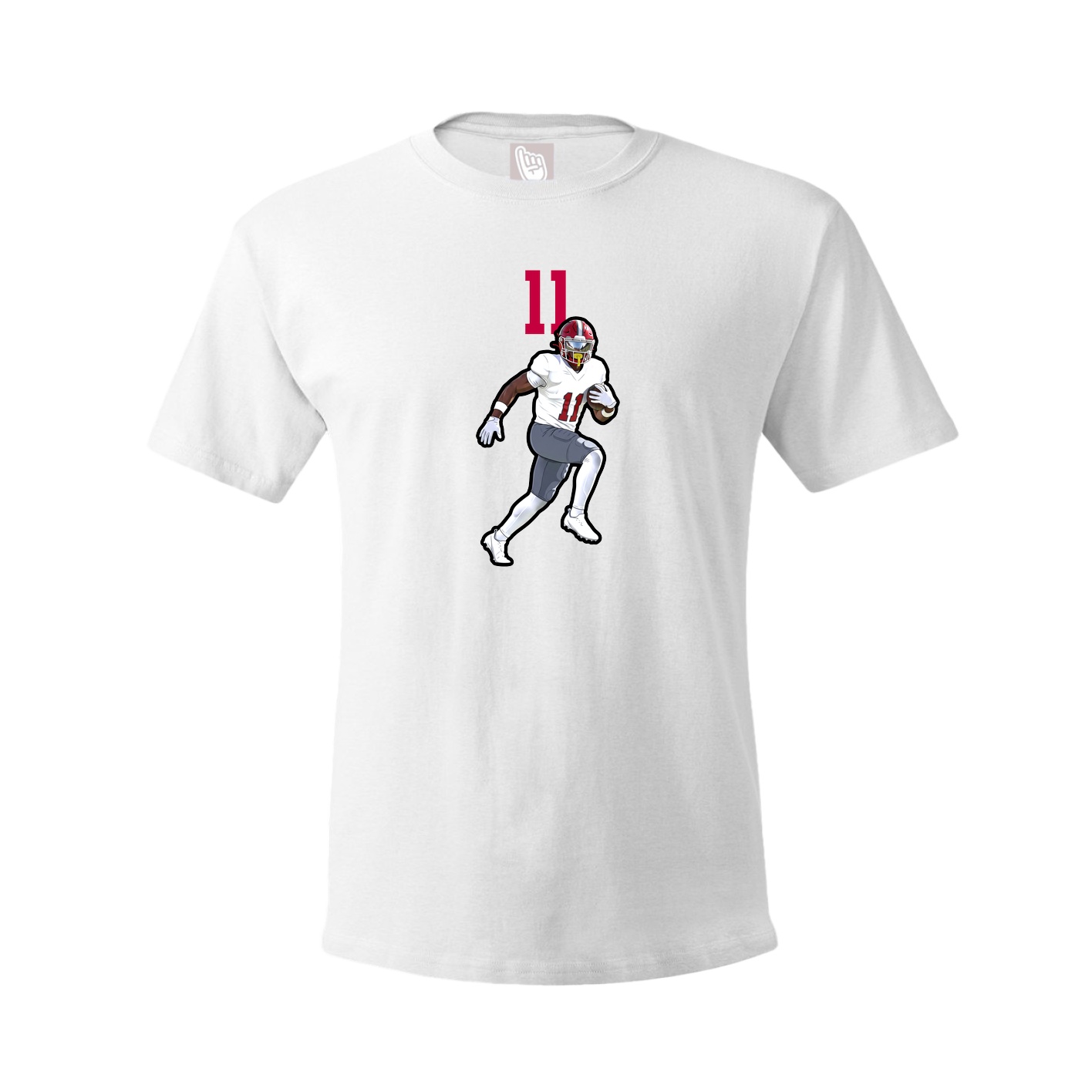 Tee — Number Top in White
