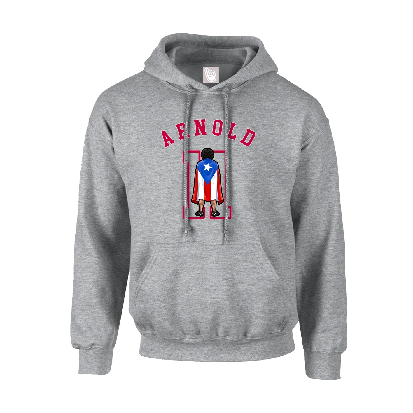 Youth Hoodie — Shirsey Arch in Grey