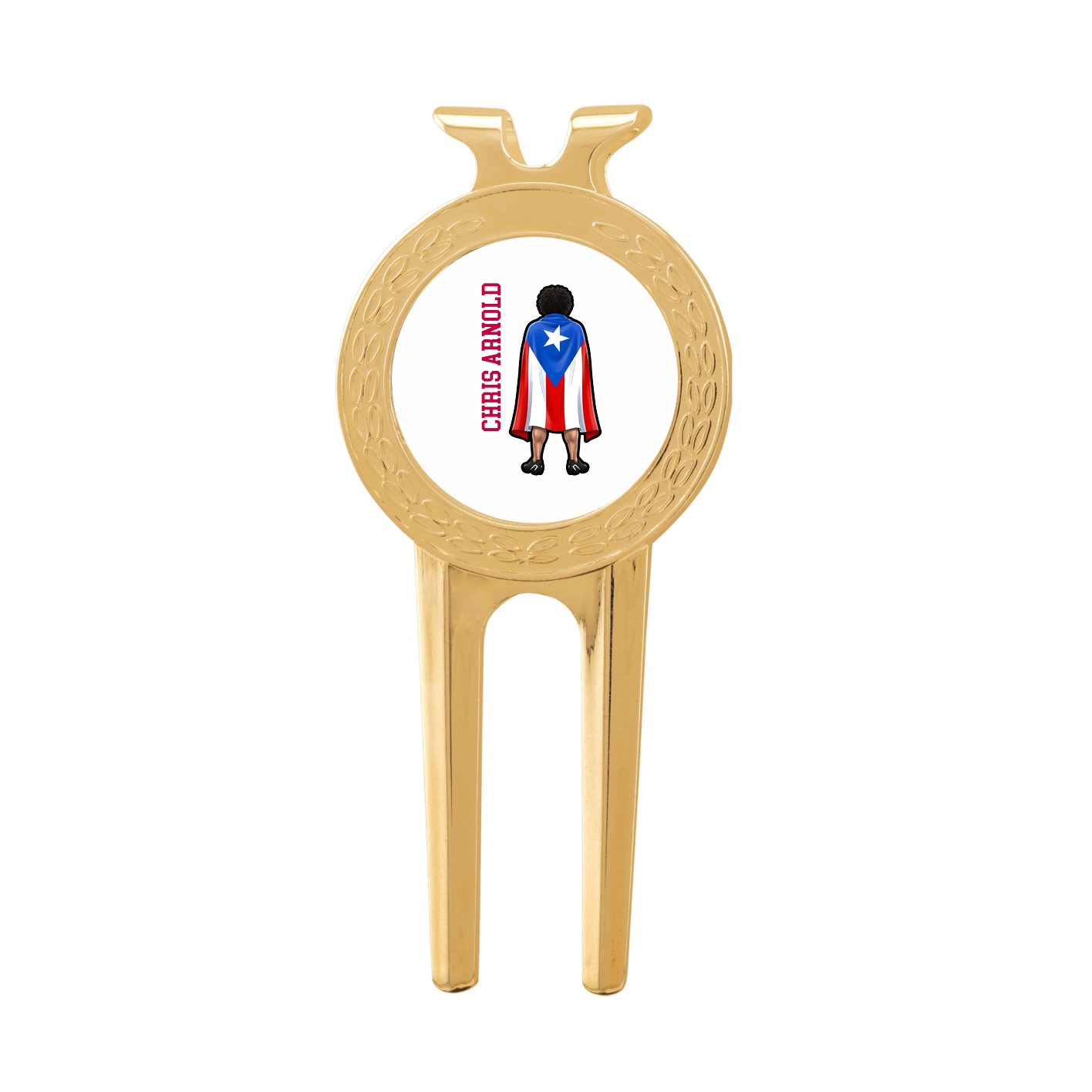 Divot Tool with Ball Marker — Name Vertical in Classic