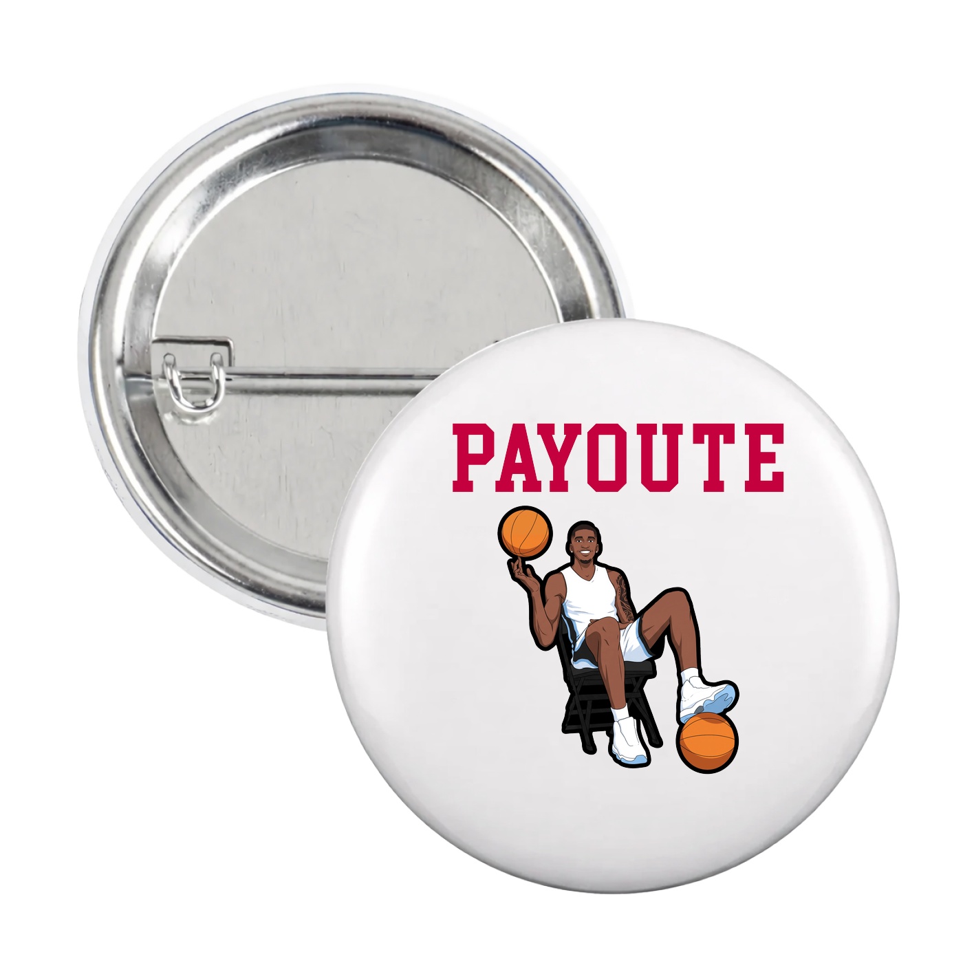 Game Day Button — Shirsey in White