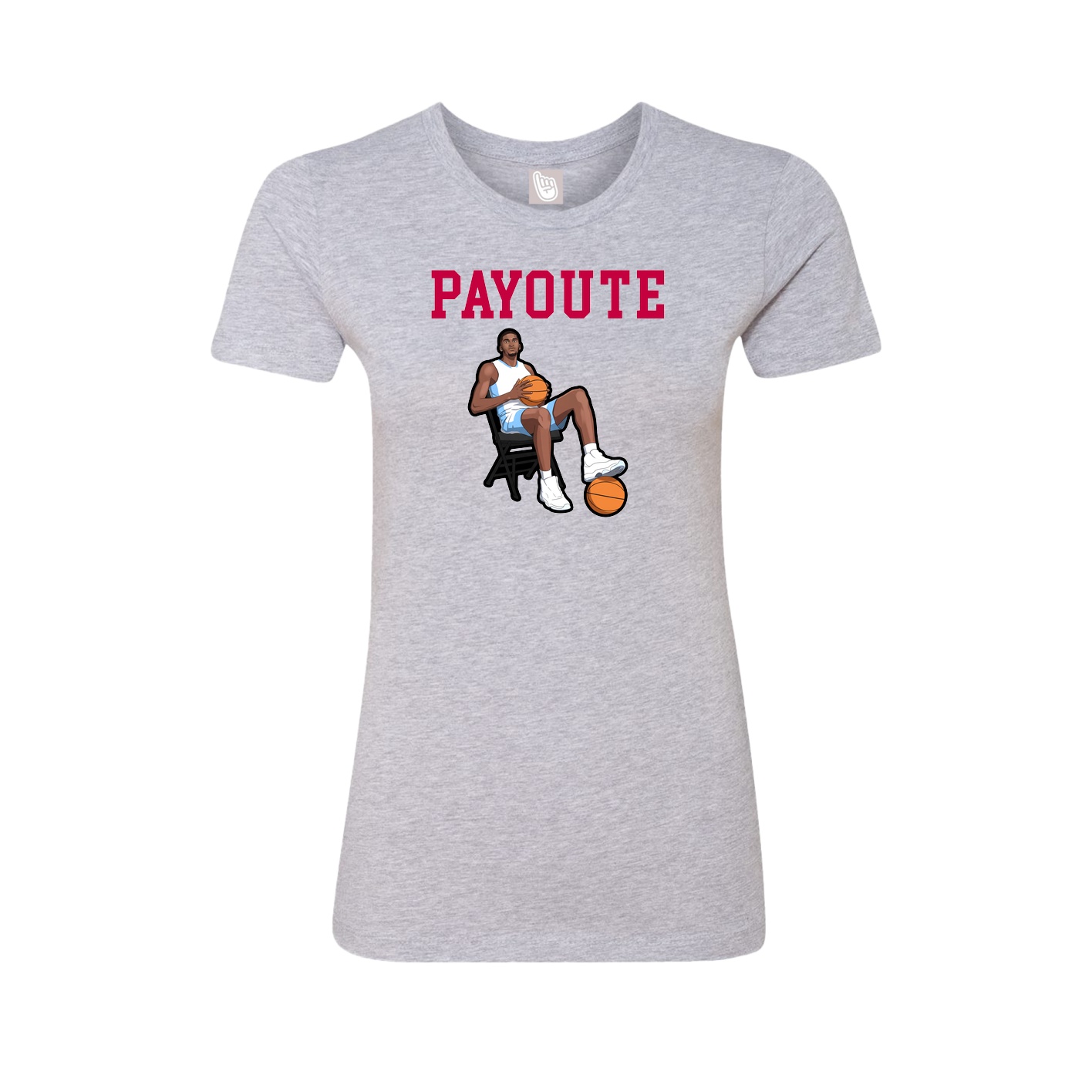Fitted Women's Tee — Shirsey in Grey