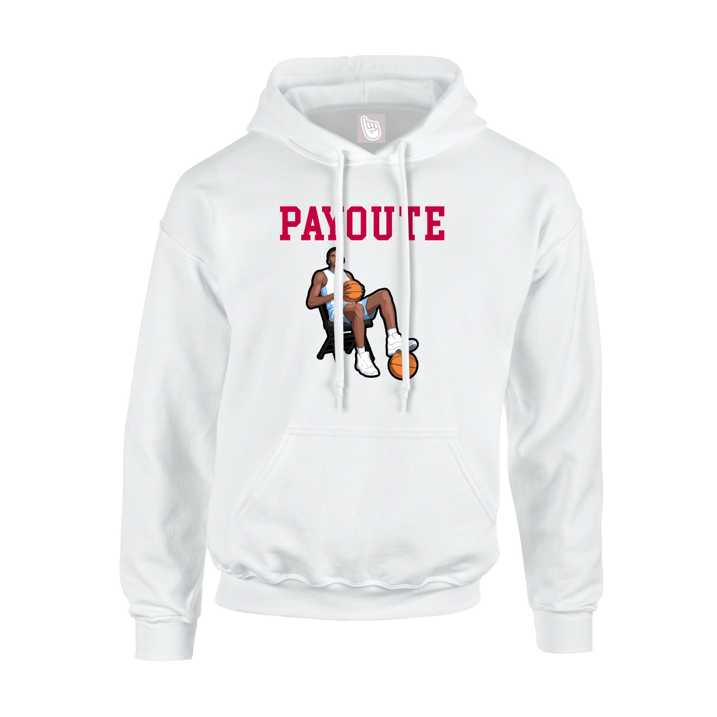Hoodie — Shirsey in White