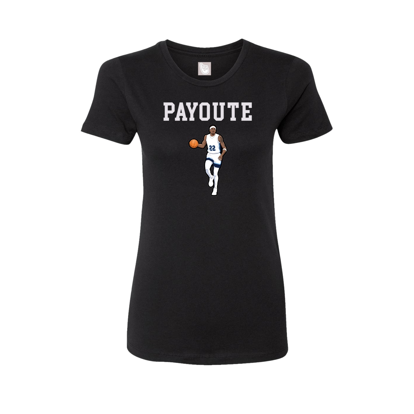 Fitted Women's Tee — Shirsey in Black