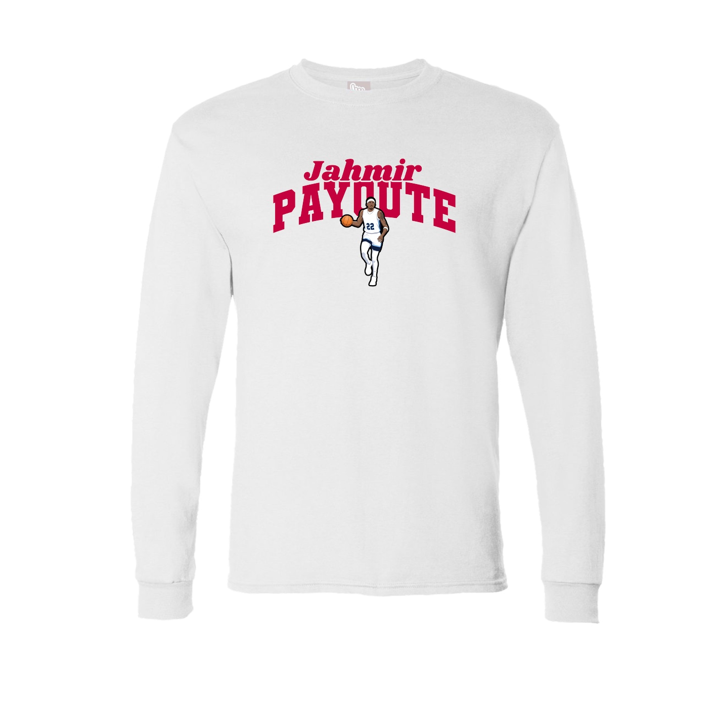 Long Sleeve Tee — Signature Arch in White