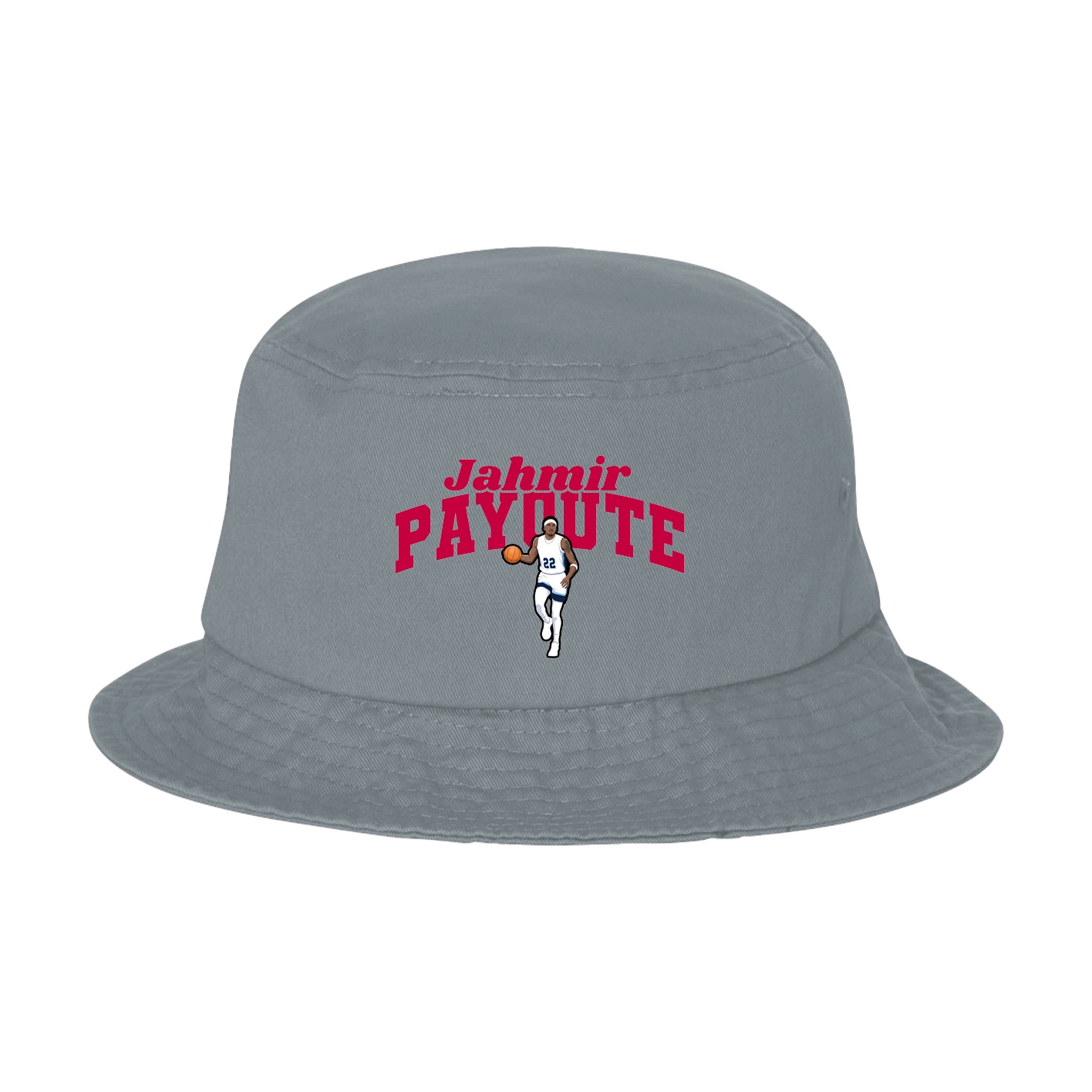 Bucket Cap — Signature Arch in Grey