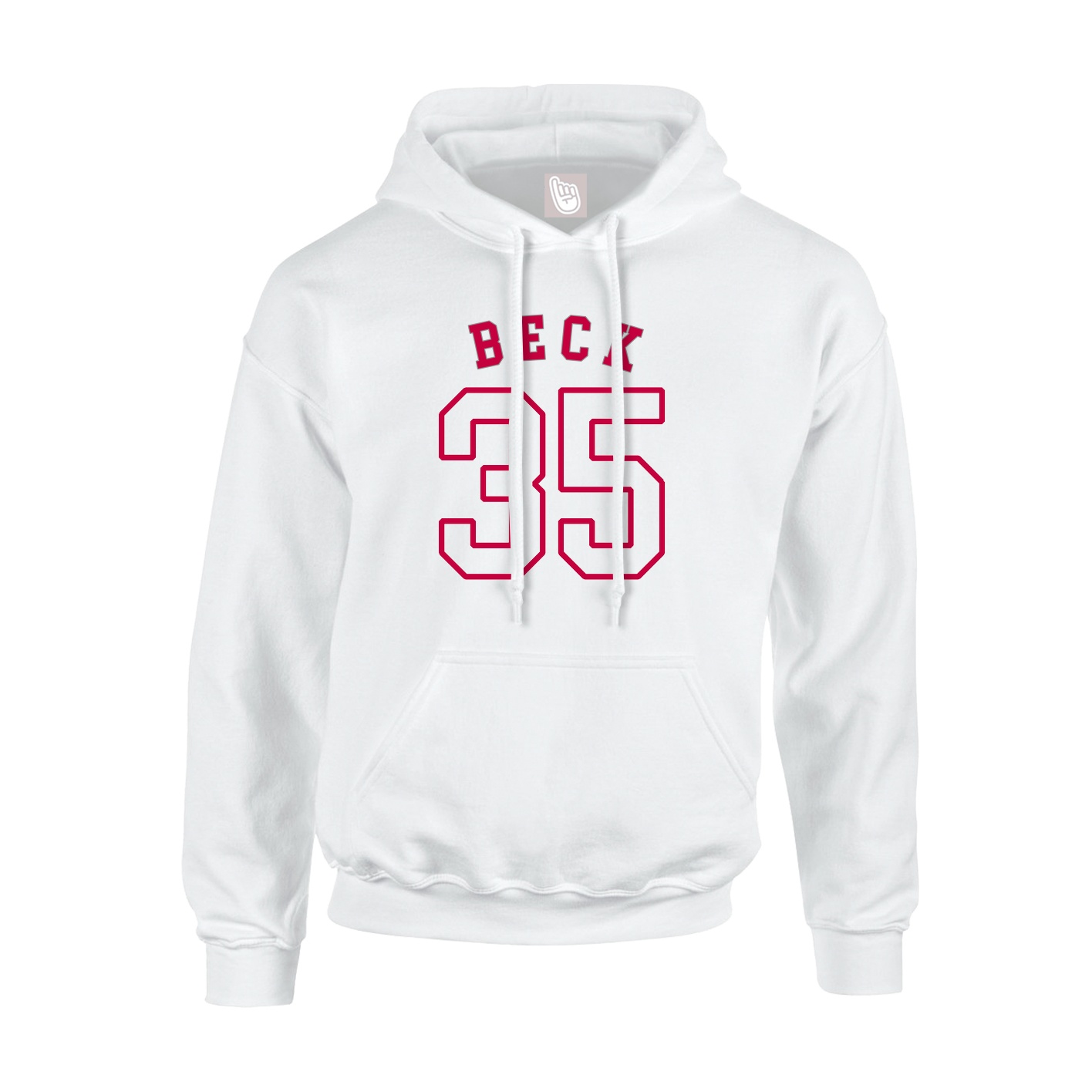 Hoodie — Shirsey Arch in White