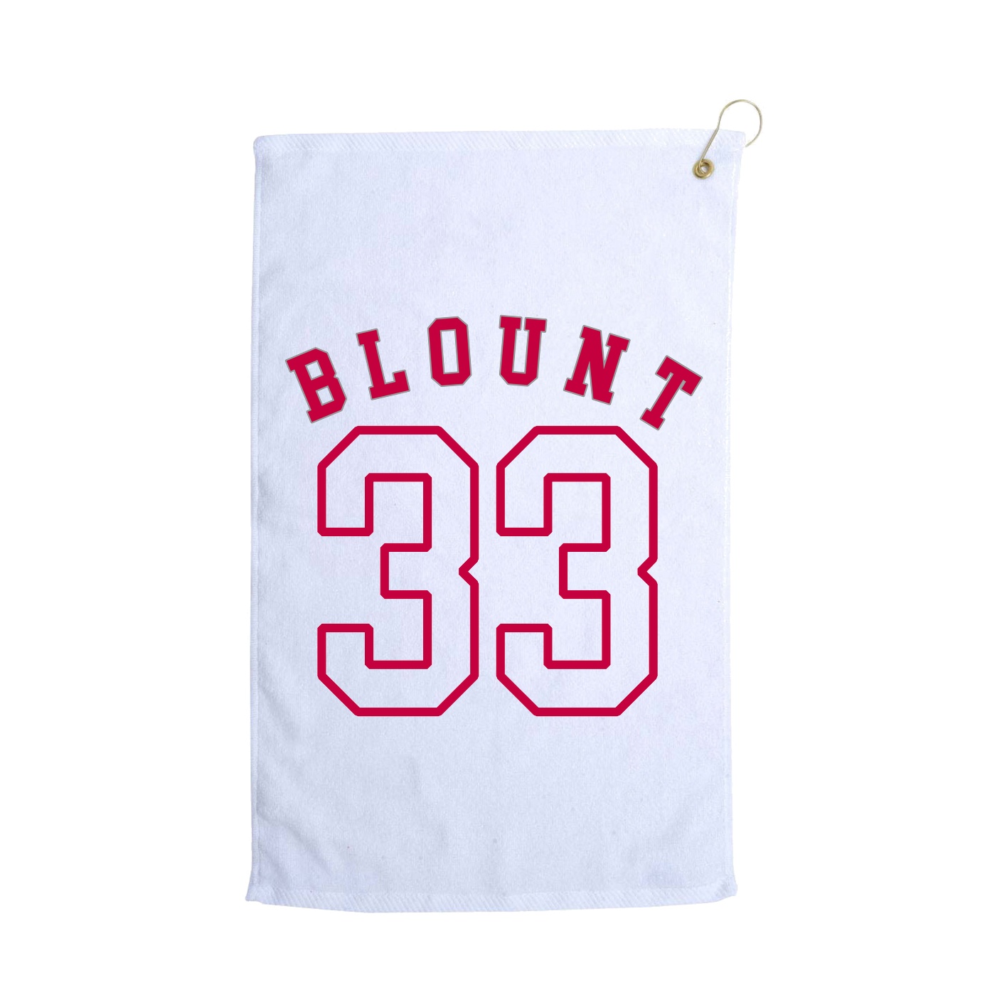 Golf Towel — Shirsey Arch in White