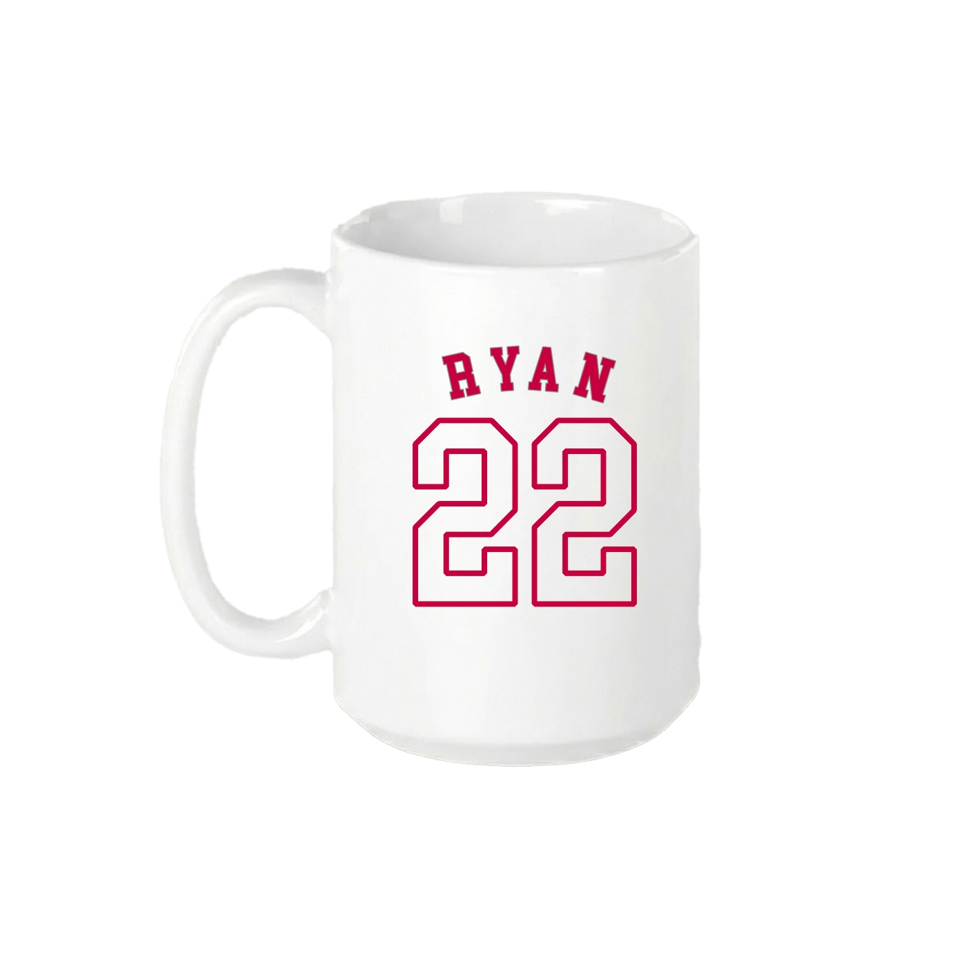 15oz Coffee Mug — Shirsey Arch in White