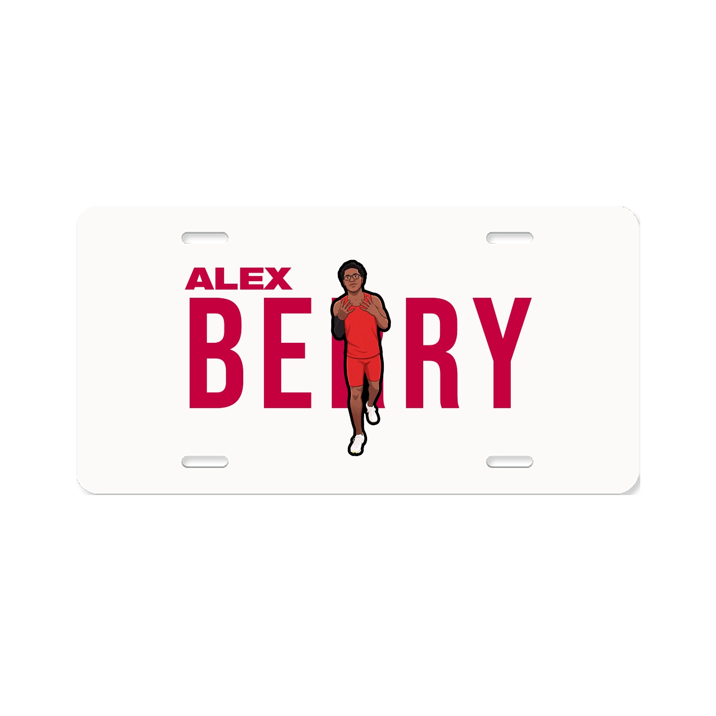 License Plate — Player Name in Classic