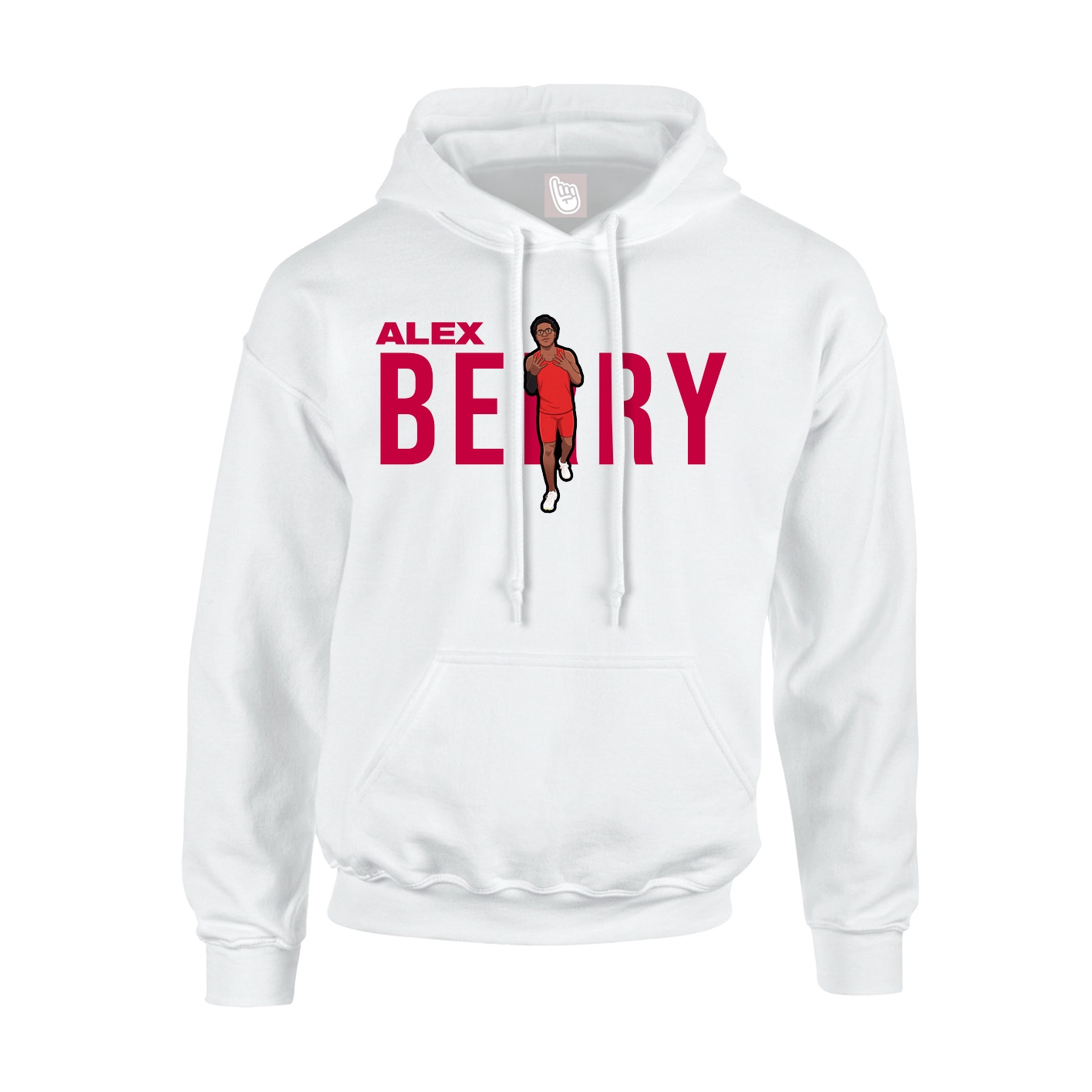 Hoodie — Player Name in White