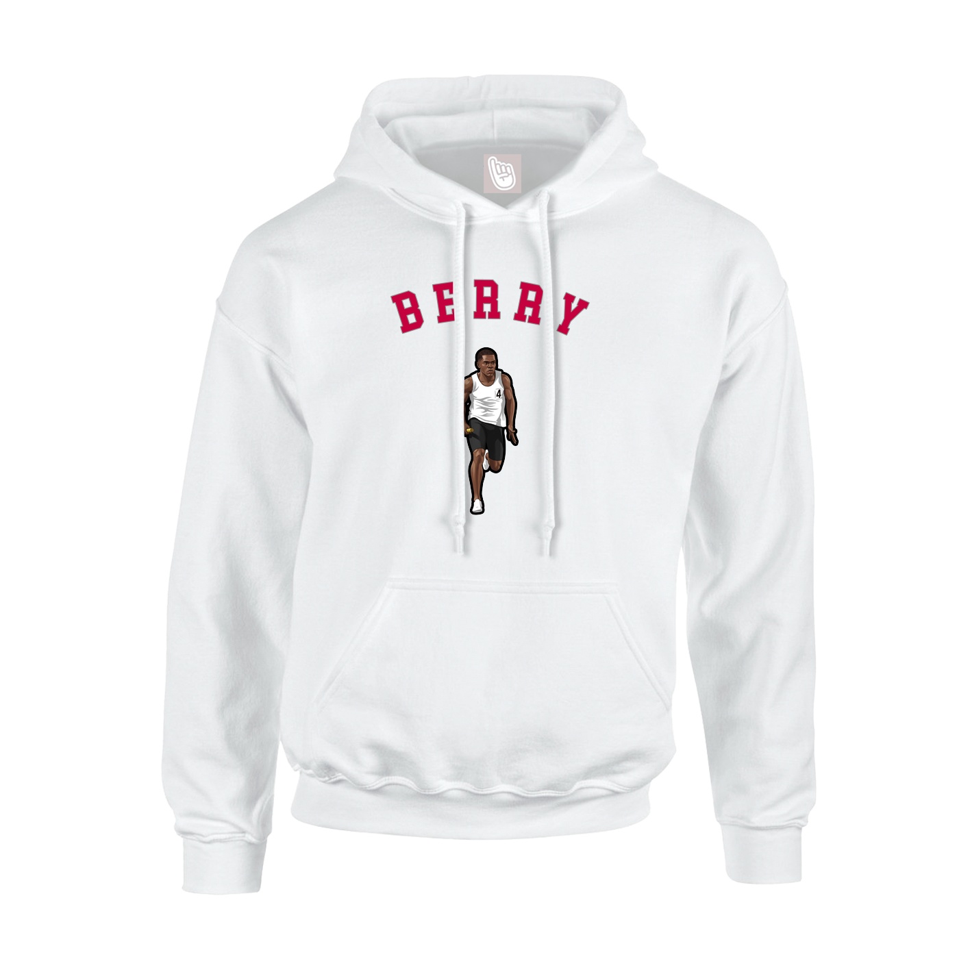 Youth Hoodie — Shirsey Arch in White