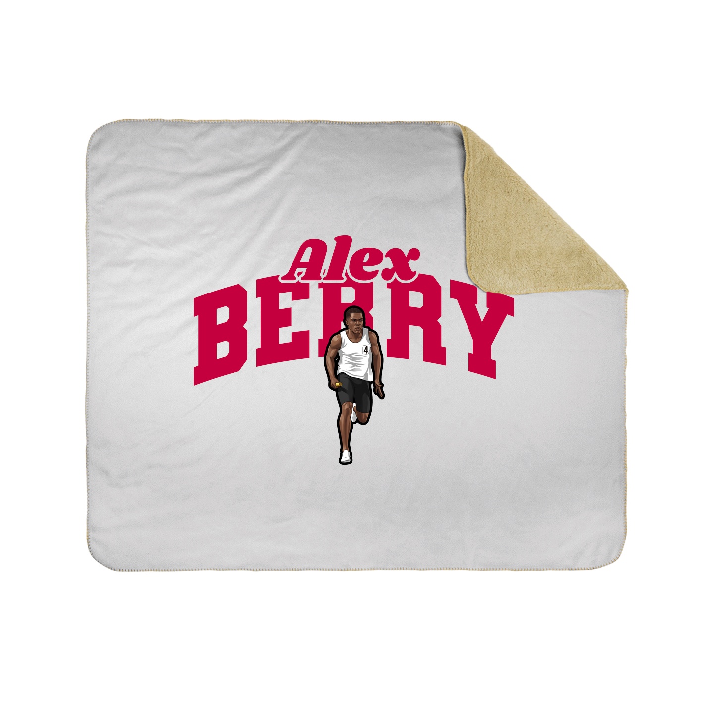 Throw Blanket — Signature Arch in White