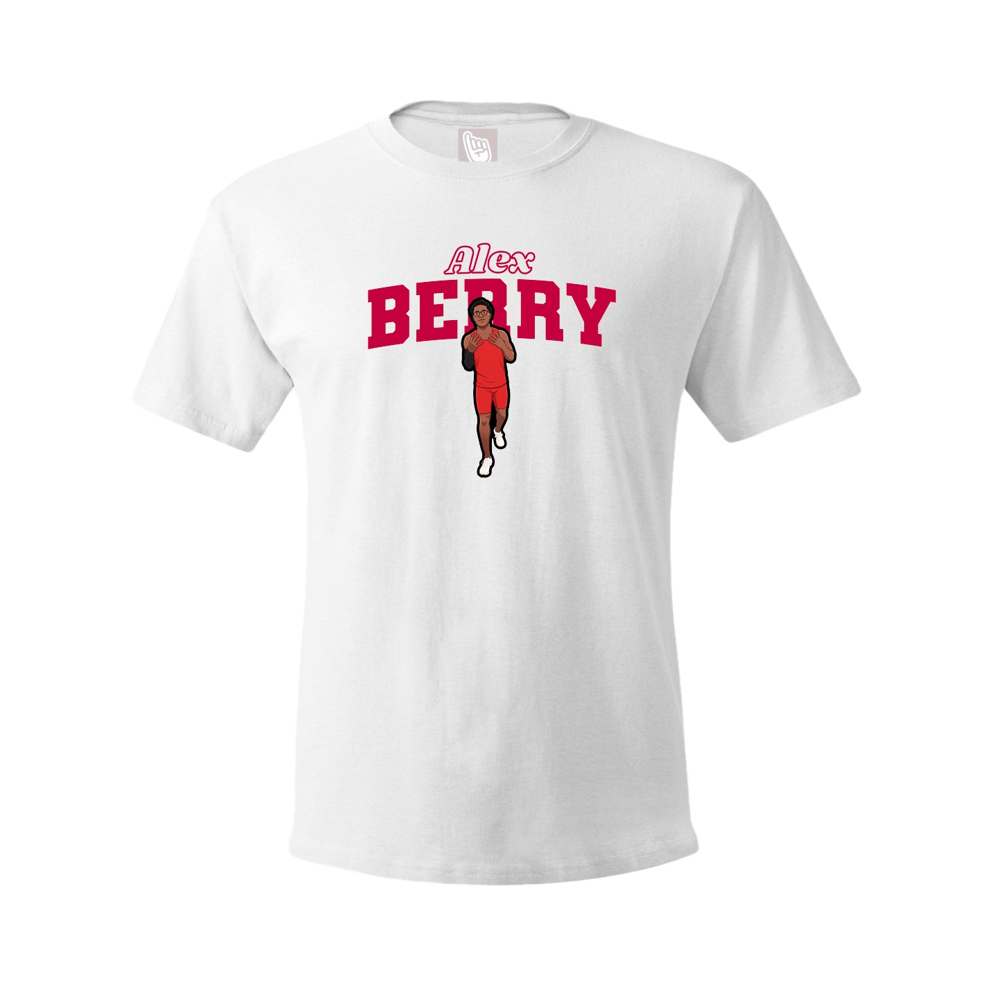Tee — Name Arch in White
