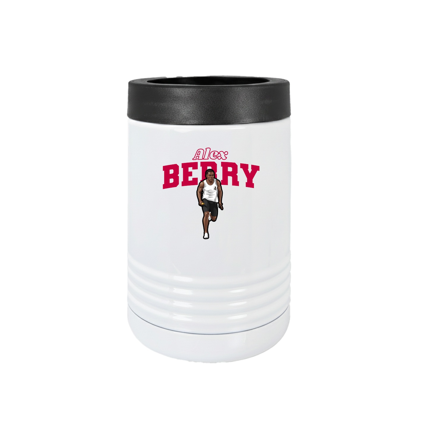 Beverage Holder — Name Arch in White