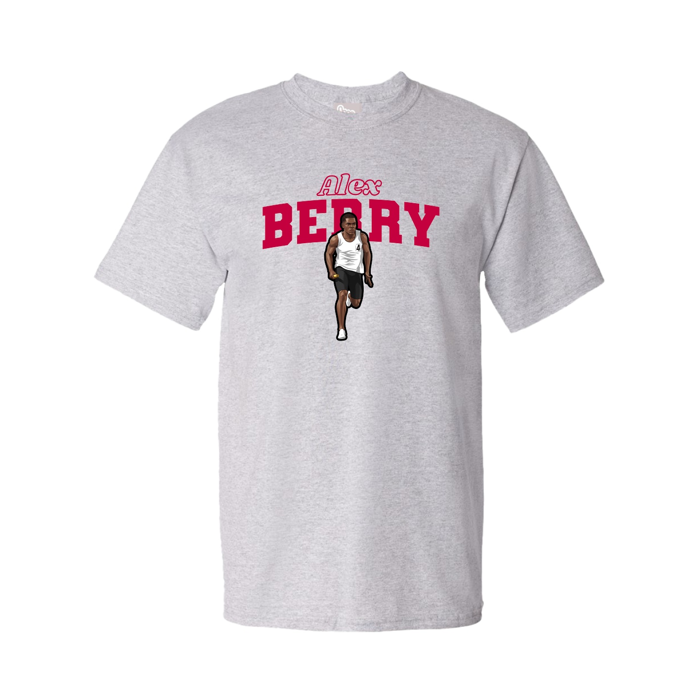 Tee — Name Arch in Grey