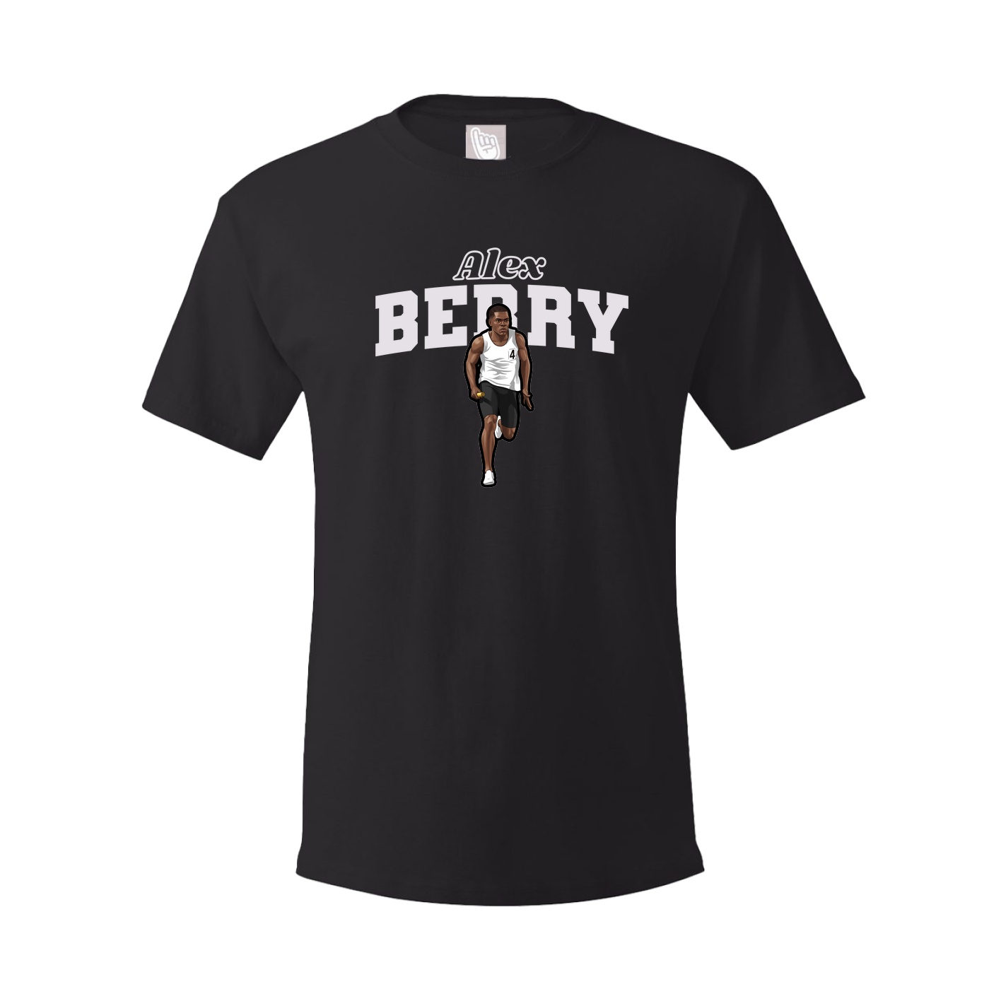 Youth Tee — Name Arch in Black