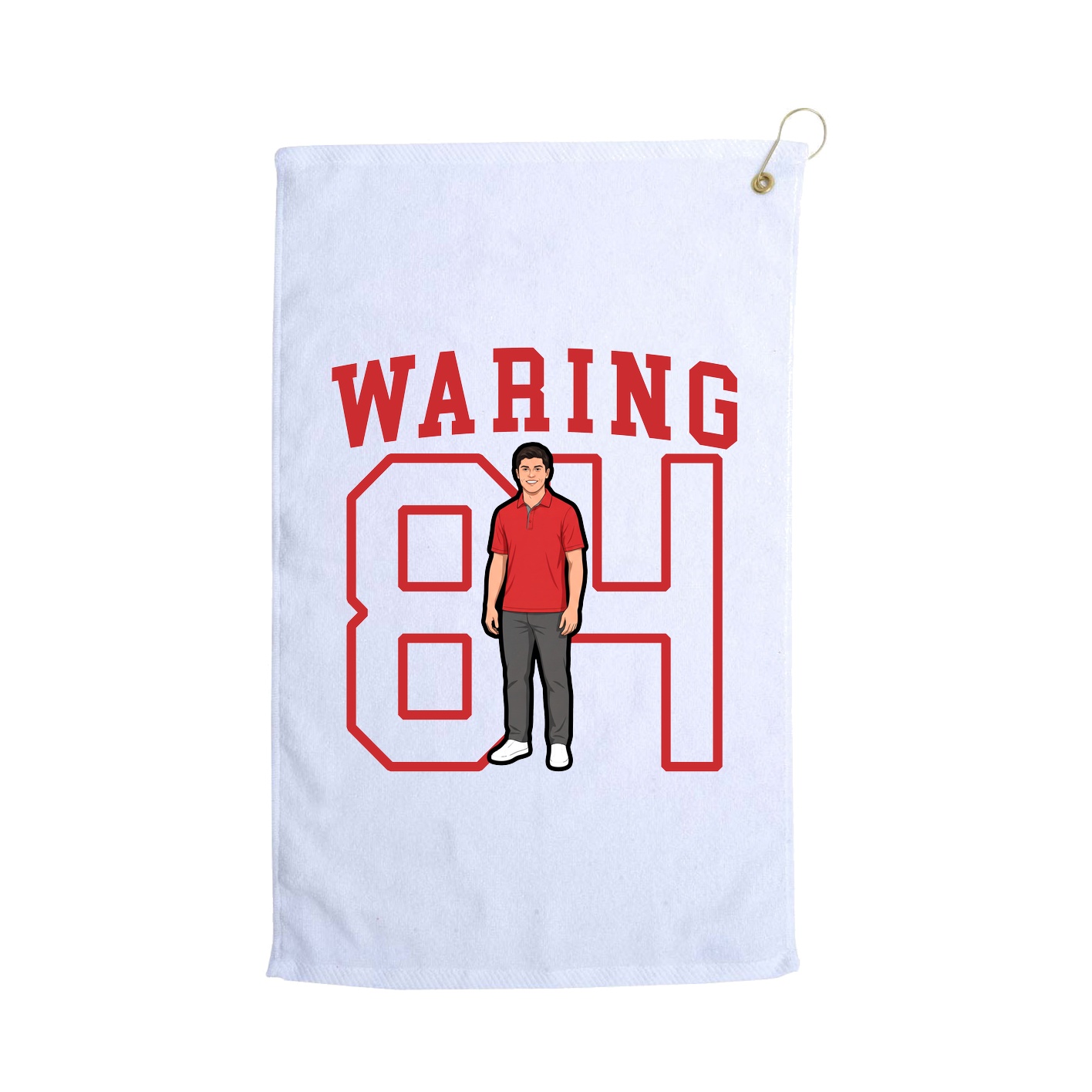 Golf Towel — Shirsey in White