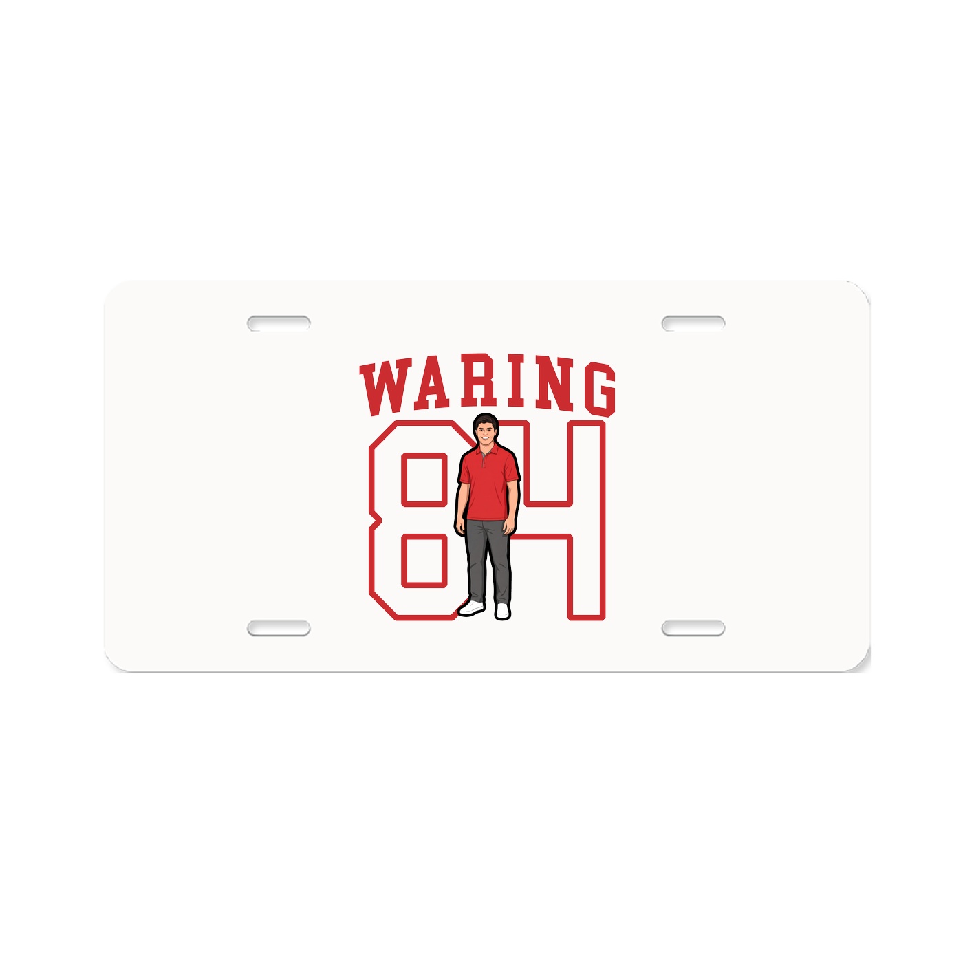 License Plate — Shirsey in Classic