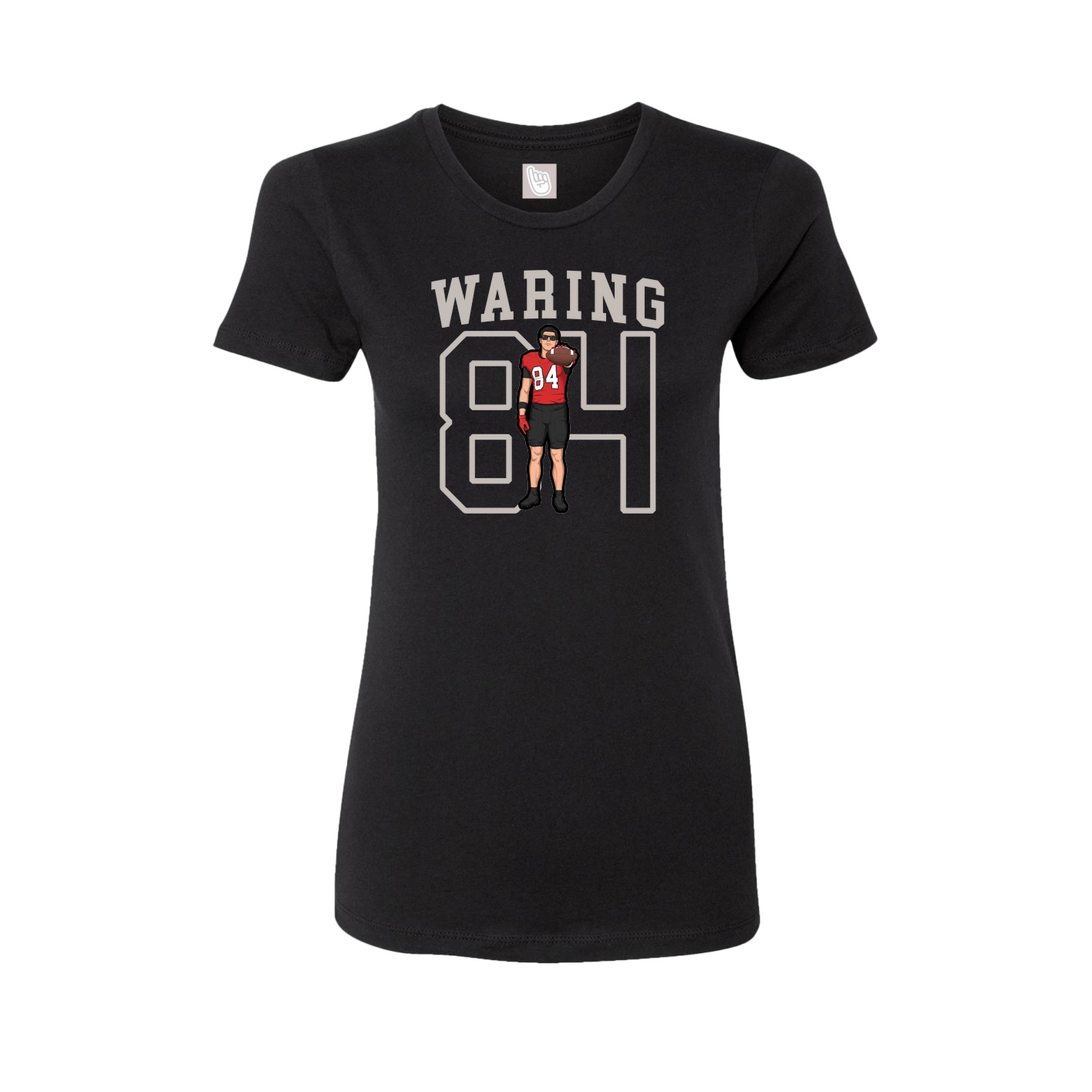Fitted Women's Tee — Shirsey in Black