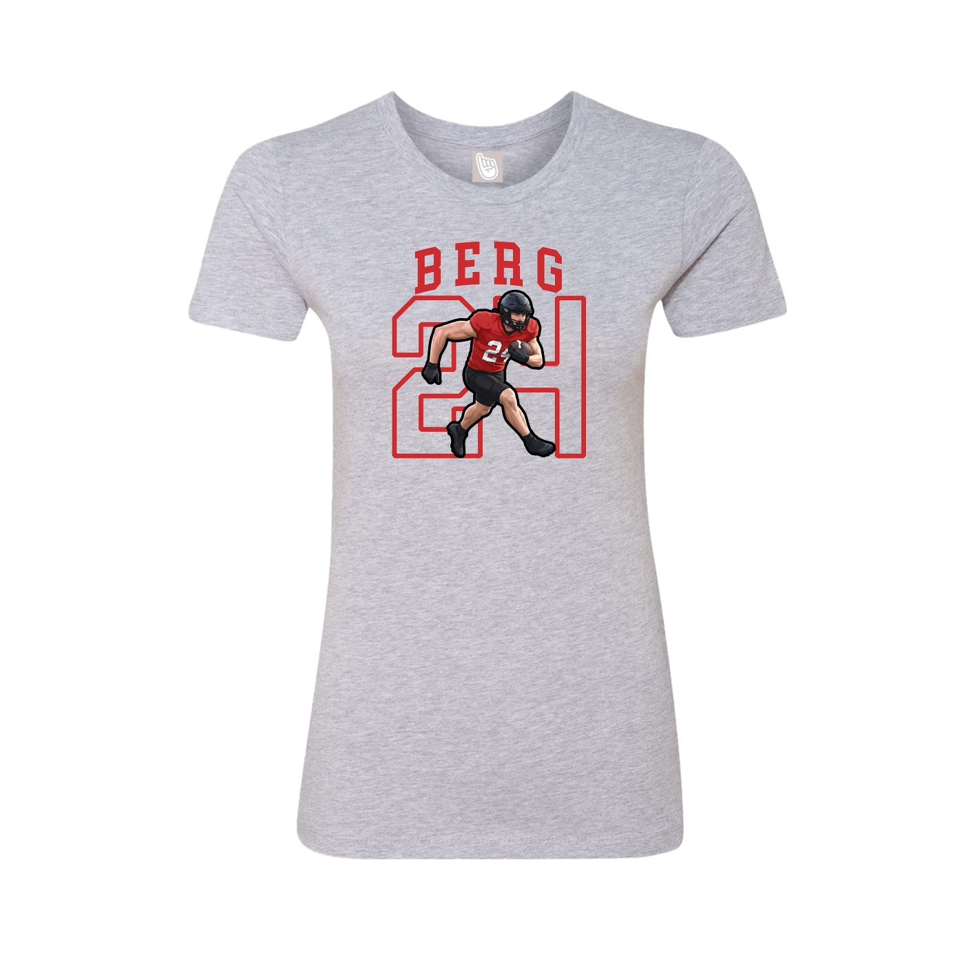 Fitted Women's Tee — Shirsey in Grey