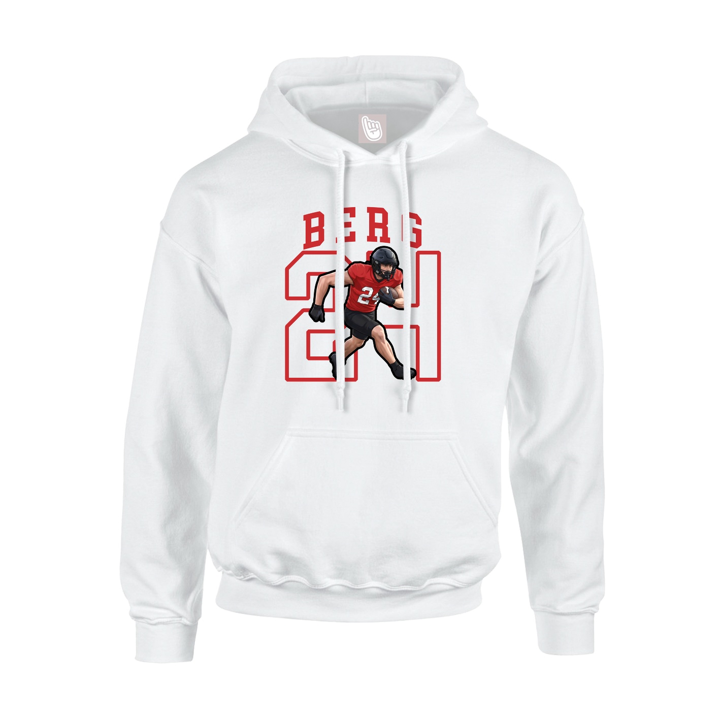 Hoodie — Shirsey in White