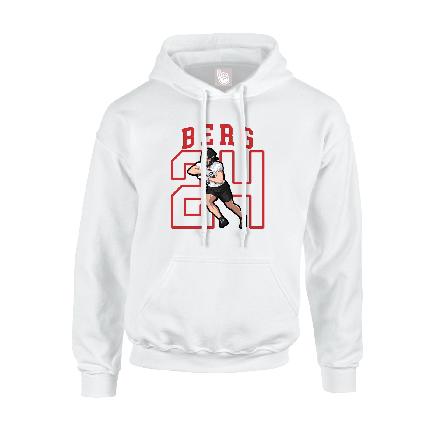 Youth Hoodie — Shirsey in White