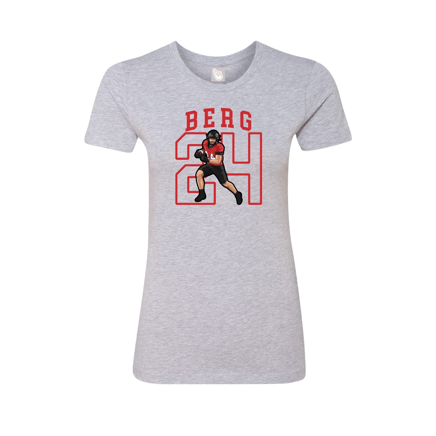 Fitted Women's Tee — Shirsey in Grey