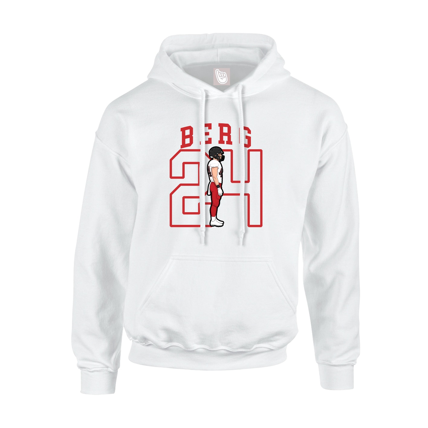 Youth Hoodie — Shirsey in White