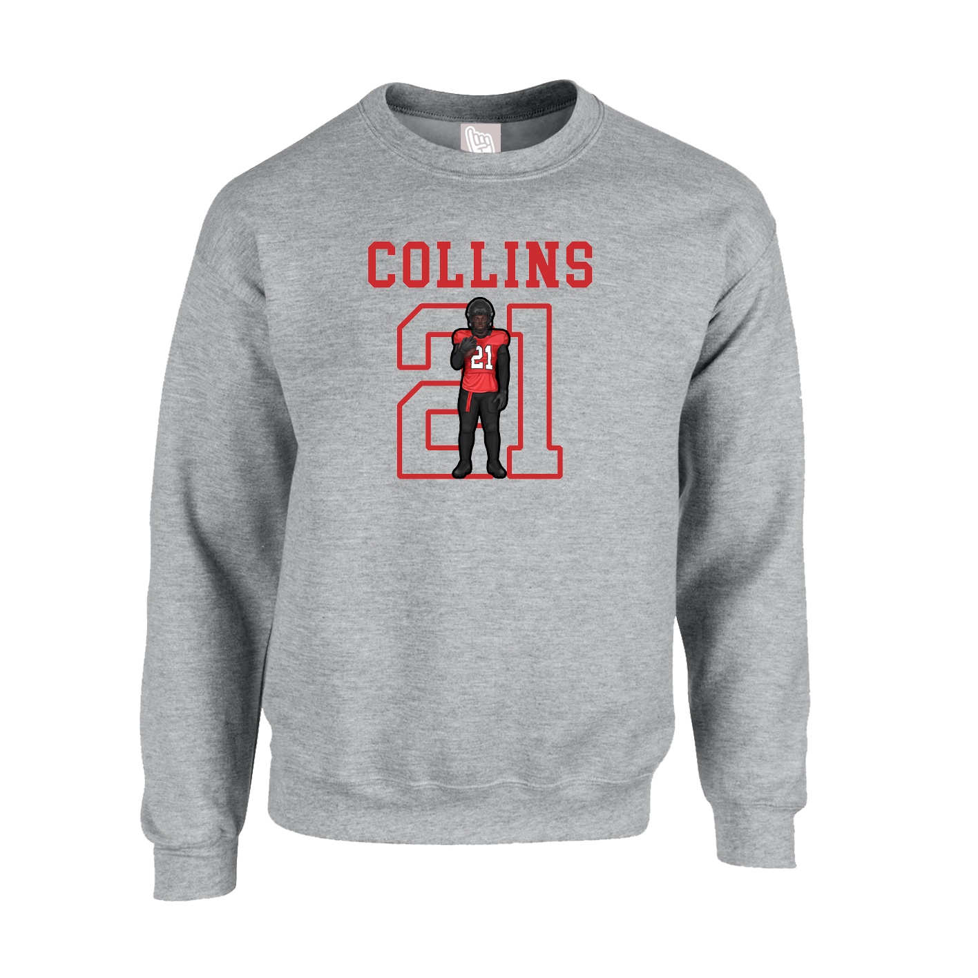 Fleece Crew — Shirsey in Grey