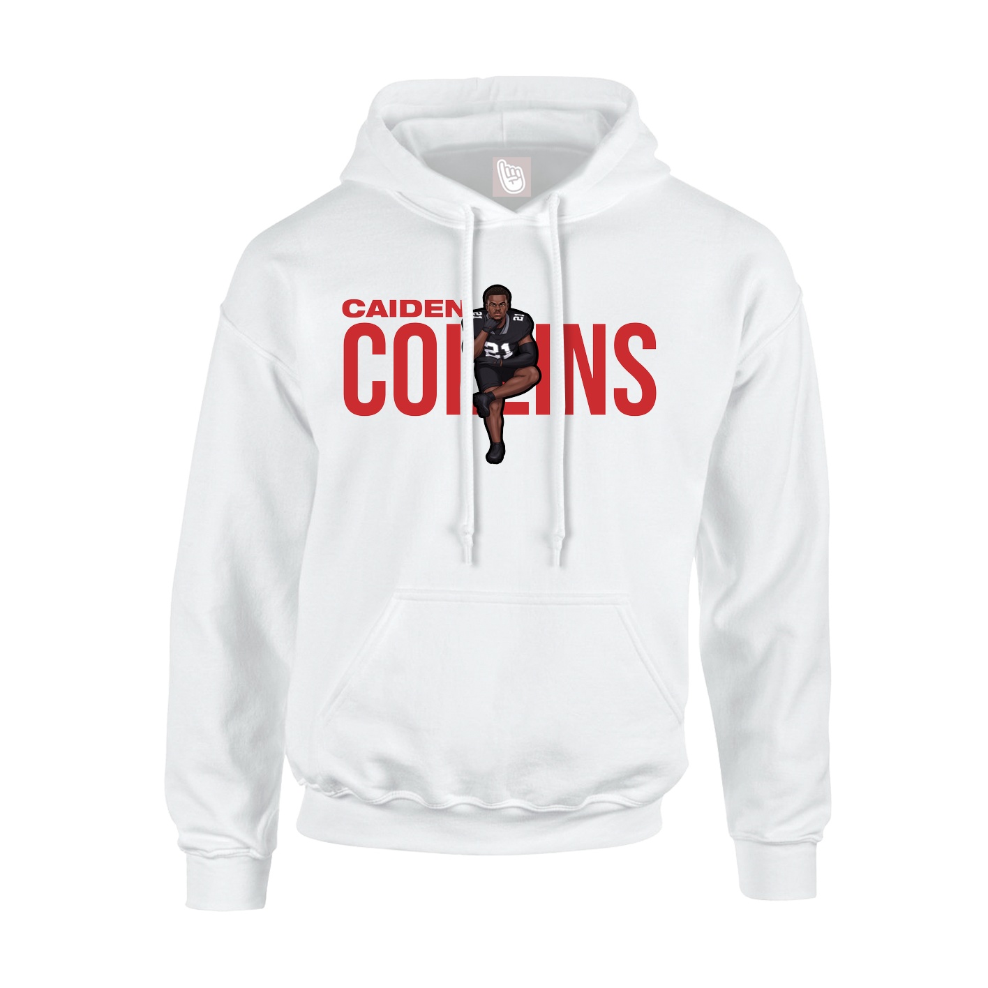 Hoodie — Player Name in White