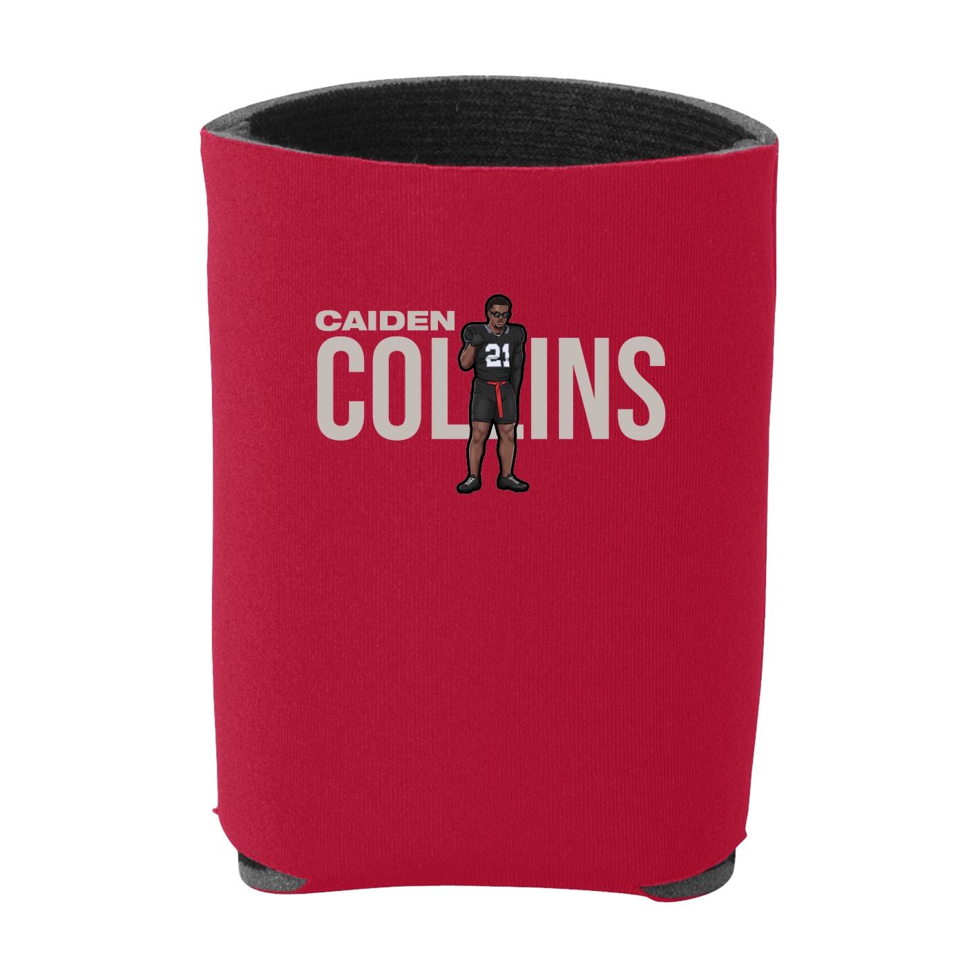 Can Holder — Player Name in Red