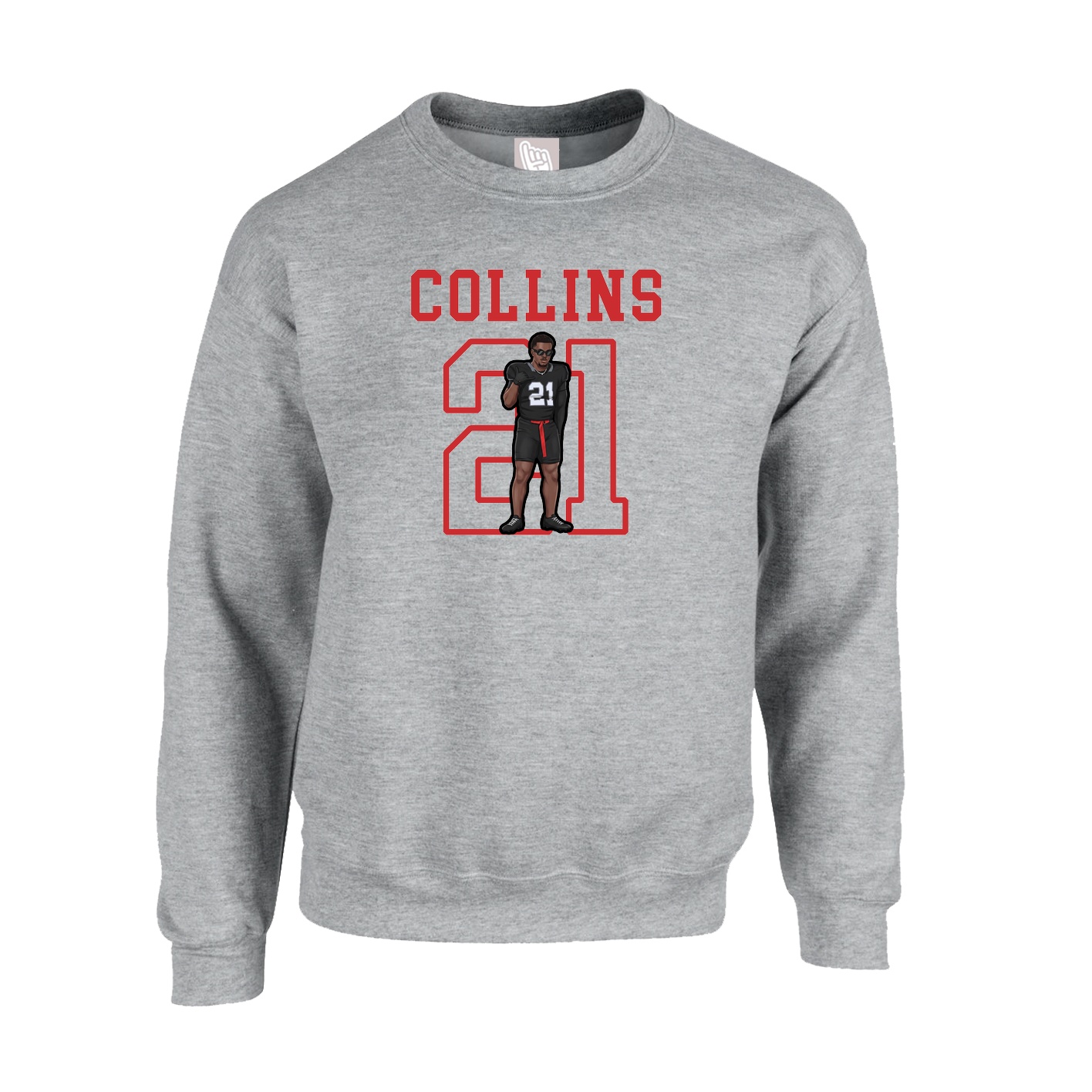 Fleece Crew — Shirsey in Grey