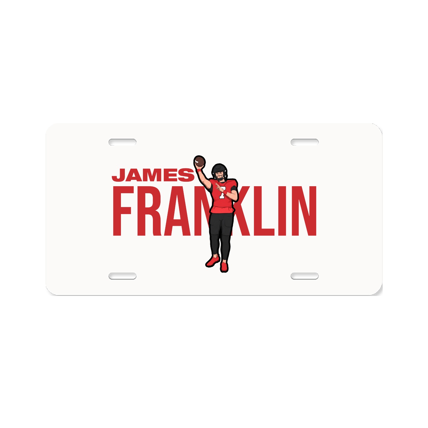 License Plate — Player Name in Classic
