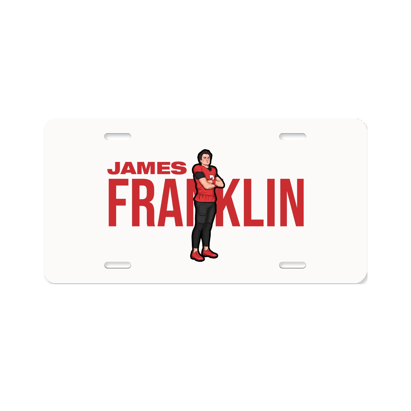 License Plate — Player Name in Classic